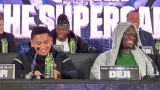 GIB VS SLIM amp KSI PRESS CONFERENCE FULL MISFITS X SERIES 19 [upl. by Dnalyag]