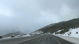 Rarely seen snow devil — or ‘snownado’ — recorded whirling across highway in eastern Idaho [upl. by Nonac]