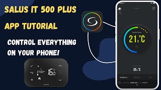 How to control Salus IT 500 thermostat on your PHONE [upl. by Infeld]