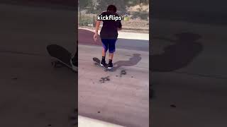 first kickflip at len moore skatepark [upl. by Nnaes]