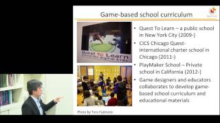 Kyoto University quotGame for health Introduction to serious game in public healthquot Nov 4 2016 03 [upl. by Annayram243]