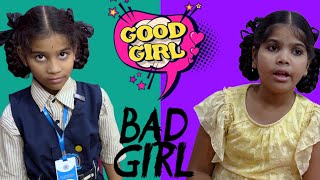 Good Girl vs Bad Girl  comedy video  rider mallesh new video  childrens awarness video  ❤️ [upl. by Hardden]