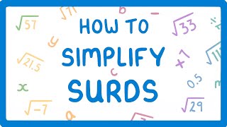 GCSE Maths  What on Earth are Surds And How do You Simplify Them Part 13 40 [upl. by Estrella]