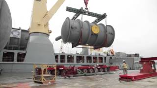 Transport of Reactors  Propane Dehydrogenation Unit PDH Project [upl. by Theresa]