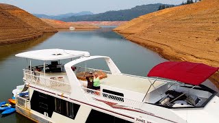 Houseboating On Shasta Lake  Escapade Houseboat Tour [upl. by Ellenej]