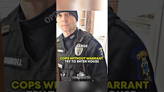 Cops without warrant try to enter house shorts [upl. by Hathaway293]