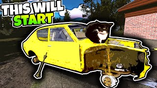 Dingus Cat WILL Finish His Car TODAY in My Summer Car [upl. by Seve604]