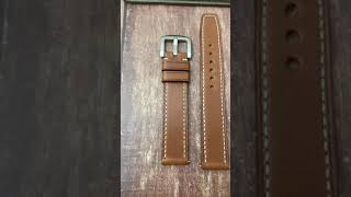 Buttero Leather Strap for Shinola Argonite 715 [upl. by Alaikim]