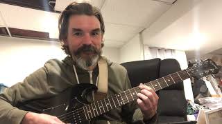 Willin’ standard tuning version lesson and playalong Little Feat [upl. by Prosperus]