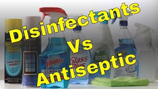 Disinfectant vs Antiseptic [upl. by Nai]