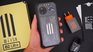 IIIF150 B2 Ultra Unboxing 15000mah Rugged Phone With A Rear Display [upl. by Rehpetsirhc]