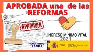 🔔🚀📢Ingreso Mínimo Vital 2021 ULTIMAS NOTICIAS Aprobada 1 REFORMA [upl. by York]