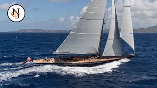 RAINBOW 131 3995m Holland Jachtbouw JClass Sailing Yacht for Sale [upl. by Emerson]