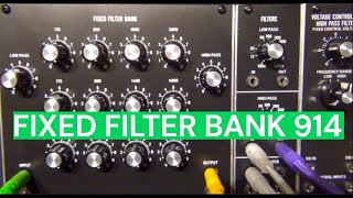 Behringer Fixed Filter Bank 914 System 15 demo [upl. by Ordnajela]