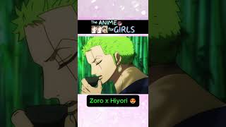 Zoro full of RIZZ 😎  Sake Hiyori or Sanji zorofans animeromancecomedy onepiece [upl. by Giuliana]