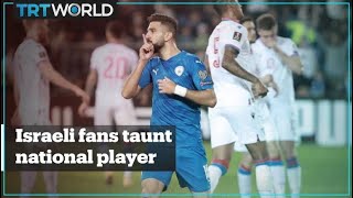 Palestinian Israeli football star Munas Dabbur booed by own fans [upl. by Metcalf]