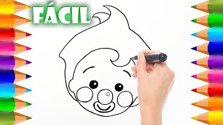 Cómo dibujar la Cara de Plim Plim FÁCIL  Dibujos para niños [upl. by Sophia]