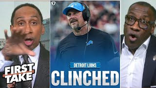 FIRST TAKE Campbell is destined to be an NFL coaching legend  Shannon on Lions clinch playoff spot [upl. by Stefa364]