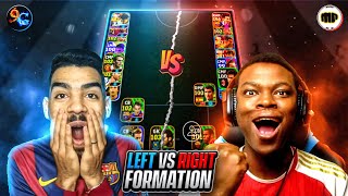 LEFT vs RIGHT SIDE FORMATION 🤣🤣  9AL GAMES x MACKIE PES HD [upl. by Elyse637]