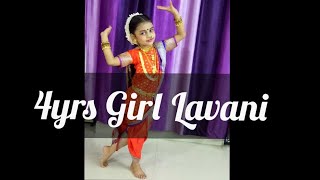 4 yrs girl superb lavani dance performance  lavani splendid performance [upl. by Orth]