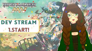 RPG Maker MV DevStream 1 Start [upl. by Evy]