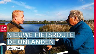 Op Fietse in Drenthe nieuwe fietsroute door waterrijke Onlanden  RTV Drenthe [upl. by Naret]