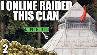 I ONLINE RAIDED THE CLAN WHO BUILT NEXT TO ME  Solo Rust [upl. by Gersham885]