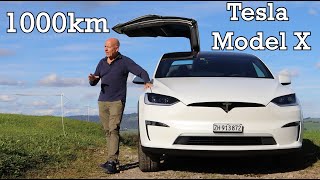 Tesla Model X  1000 km Test [upl. by Aikkin]