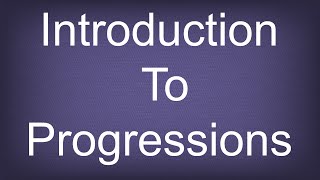 Introduction To Progressions  Maths Arithmetic [upl. by Theda986]