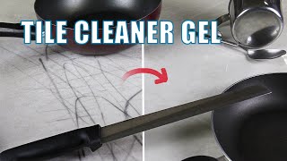 HOW TO clean METAL MARKS from PORCELAIN TILES and CERAMIC SURFACES [upl. by Eserahs]