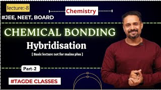 CHEMICAL BONDING  Hybridisation part2  lecture8 [upl. by Valerye]