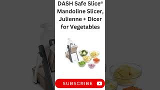 DASH Safe Slice® Mandoline Slicer Julienne  Dicer for Vegetables Product Review [upl. by Standice]