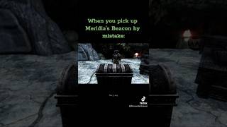 When You Accidentally Pick Up Meridia’s Beacon Skyrim Gaming Gamer GamingVideos FunnyShorts [upl. by Acnaiv63]