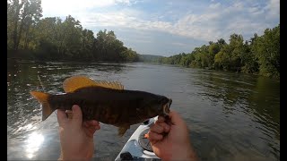 Kayak Fishing  Staunton River  August 2023 [upl. by Arraic]