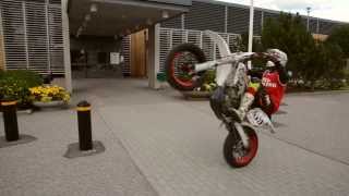 Supermoto Stunt Session Superretards 2013 [upl. by Eatton480]