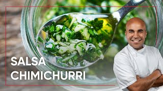 Como Preparar Salsa Chimichurri  Chef Piñeiro 👨🏽‍🍳 Receta [upl. by Romilly]