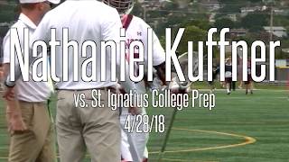 Nathaniel Kuffner vs St Ignatius College Prep [upl. by Gardal]