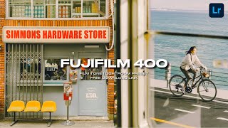 Fujifilm 400 Lightroom Preset  Free Lightroom Film Presets Free DNG [upl. by Erdreid]