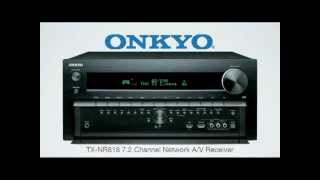 ONKYO TXNR818 72Channel Network AV Receiver [upl. by Darreg39]