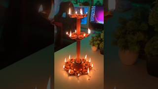 Stand Diya making for Divali shorts diwali diy craft diwalispecial craftsvilla craftstall [upl. by Nyleahs]