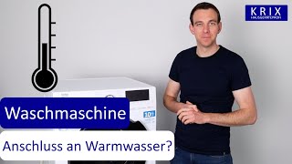 JEDE Waschmaschine an Warmwasser anschließen [upl. by Maible]