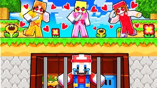 FANGIRLS Kidnap Super Mario In Minecraft  Super Mario 253 [upl. by Irra]