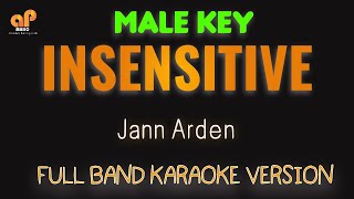 INSENSITIVE  Jann Arden MALE KEY HQ KARAOKE VERSION [upl. by Oranneg]