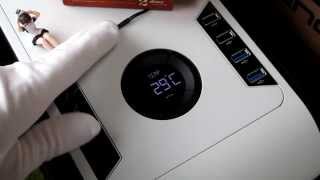 Aerocool DS 200 Fan Control and Temperature Display Panel Demonstration [upl. by Terrene]