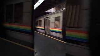 Metro de Caracas Línea 2 estación La Yaguara tren Alstom S4 ingresandodirección El Silencio [upl. by Carlita]