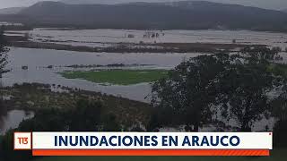 Impactante Sobrevuelo refleja la magnitud de las inundaciones en Arauco [upl. by Mufinella]