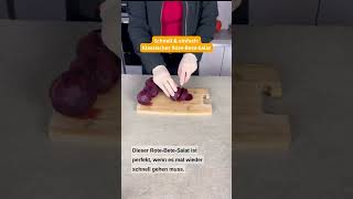 RezeptKlassiker schneller Rote Bete Salat der satt macht  shorts schnellerezepte [upl. by Ahsyekal]