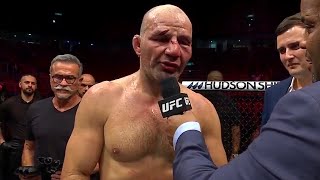 Glover Teixeira Octagon Interview  UFC 283  RETIREMENT FIGHT [upl. by Matthei]