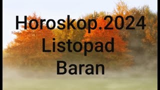 HOROSKOP na Listopad 2024r BARAN [upl. by Efron]