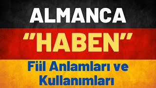 Almanca Çalışma Dersleri 2 Haben almancaöğren almancakelime almancaa1 [upl. by Eusoj]